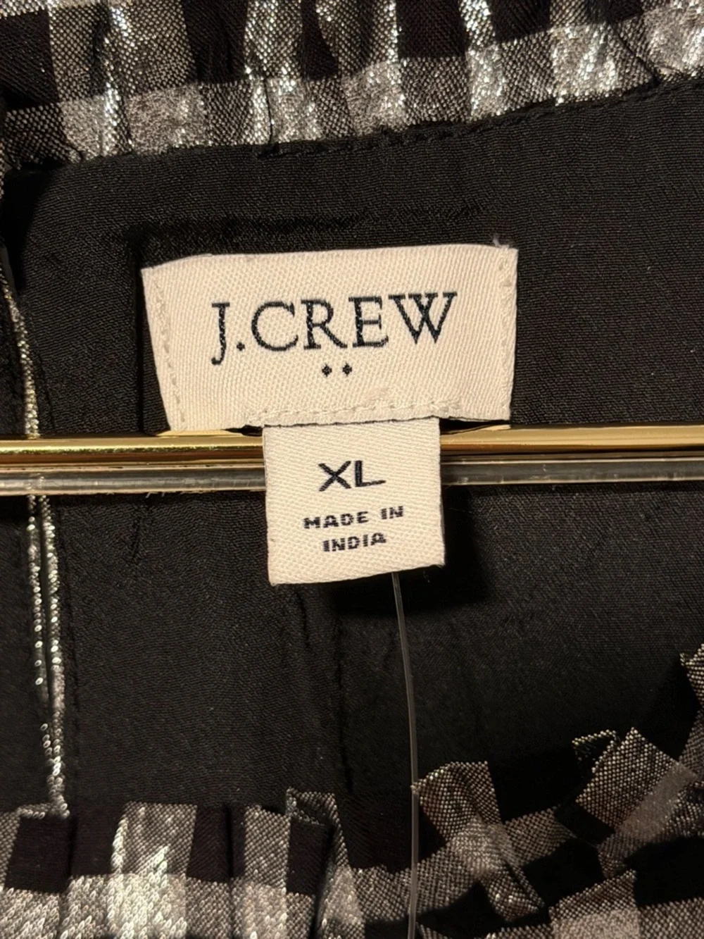 J.Crew short sleeve blouse Silvery